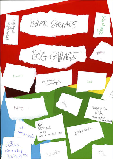 MINOR SIGNALS // BIG GARAGE  / 
